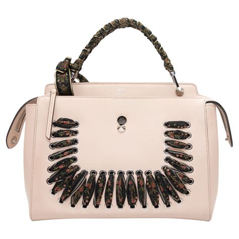 Fendi Whipstitch Dotcom Satchel 